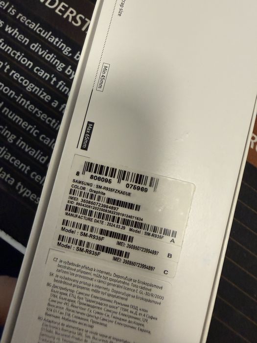 Samsung Galaxy Watch6 40mm LTE Graphite smartwatch original