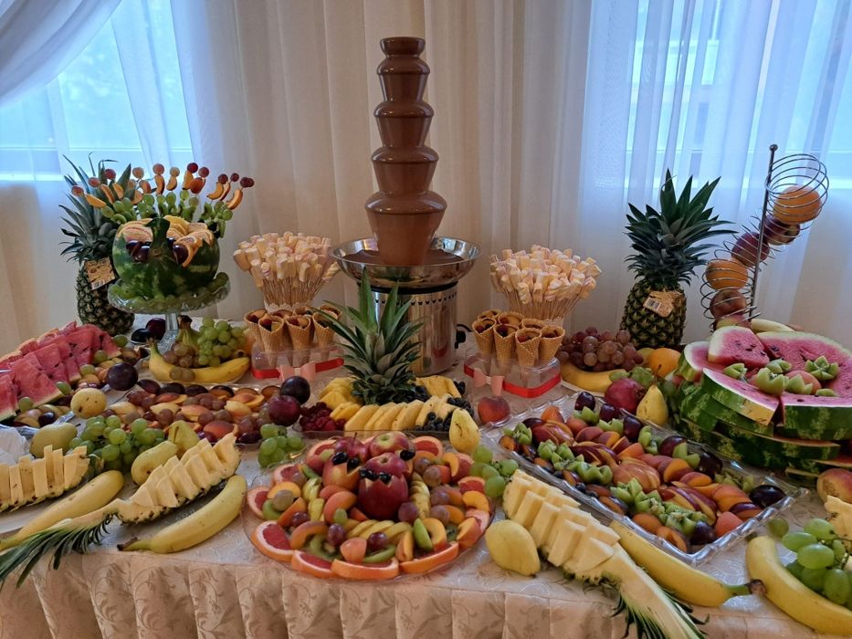 Fântână ciocolata, Fum greu,baloane cu fum artificii vulcan,Minnie &Mi