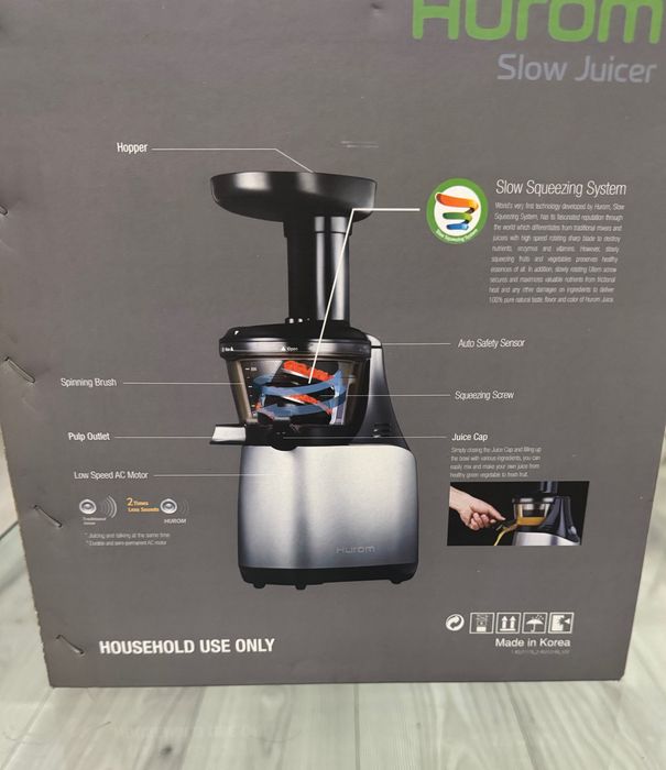 Storcator de fructe cu presare la rece Hurom