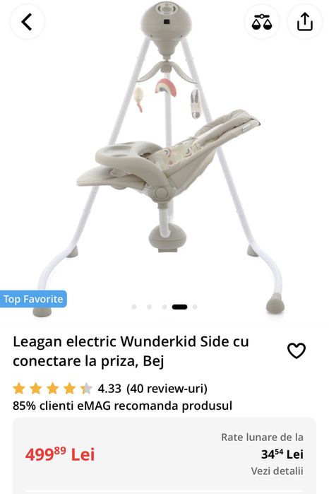 Leagan/balansoar bebe