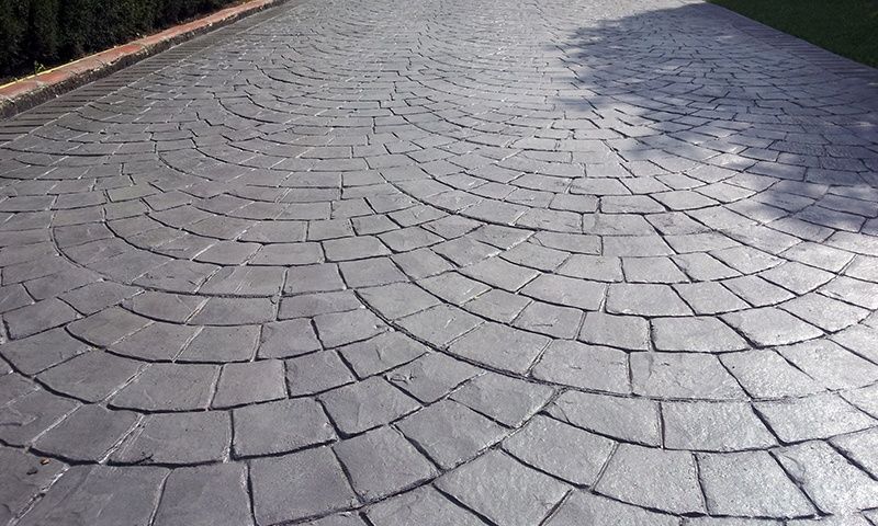 Beton amprentat pe orizontal cât și vertical