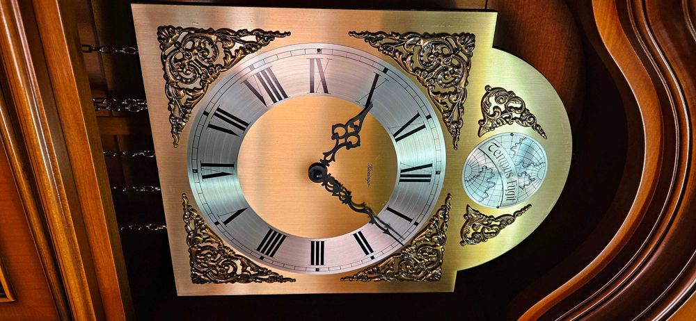 Ceas de podea cu pendula si 3 greutati Kieninger