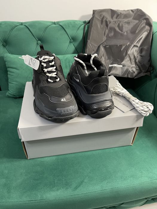 Adidasi Balenciaga Triple S Premium piele naturala Full Box