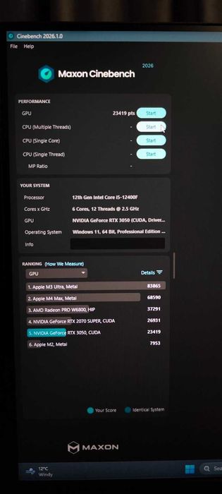 MSI GeForce RTX 3050 VENTUS 2X 8G OC  — употребявана