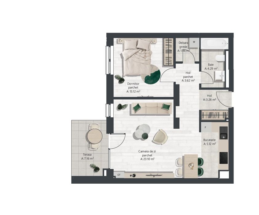 Apartament 2 camere - Disponibil imediat - Proprietar