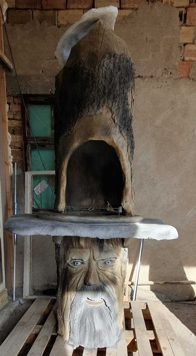 Барбекю от щампован бетон Горския дух