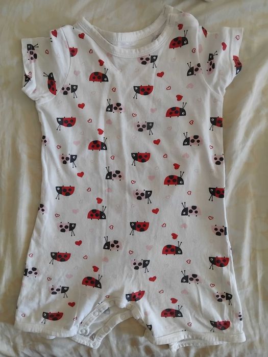 Ромпери с къс ръкав 74-80