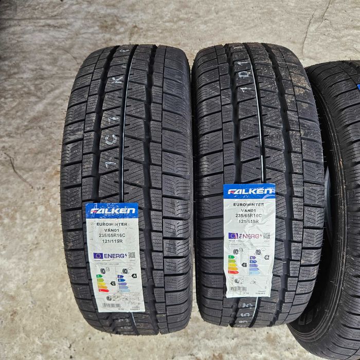 4 Нови зимни бусови гуми 235/65R16C Falken EuroWinter VAN01 121/119R