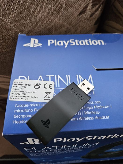 Playstation Platinum 3D Audio Wireless Headset Плейстейшън Слушалки