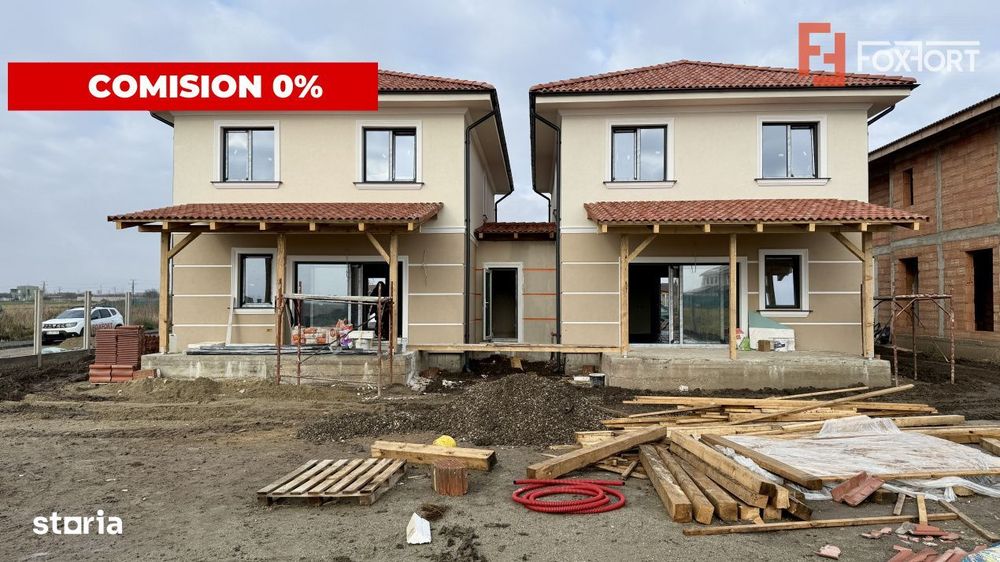 Duplex cu 5 camere de 128 mp utili si teren de 370 mp, zona Giarmata V