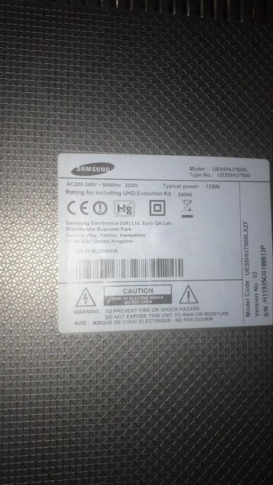 TV samsung smart 138