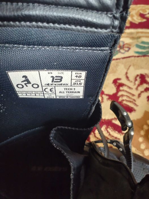 Мотоботы Alpinestars tech 3, б/у