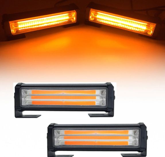 Lampa flash portocalii , set proiectoare portocalii flash 2 module