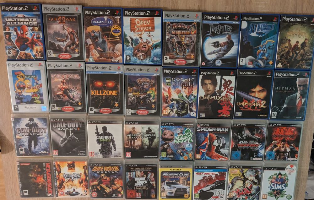 32 игри лот за плейстейшън playstation ps2 ps3