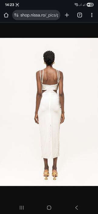 Rochie ocazie roz Nissa