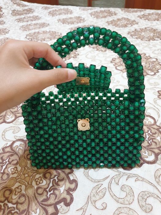 Сумка из бисера с магнитом