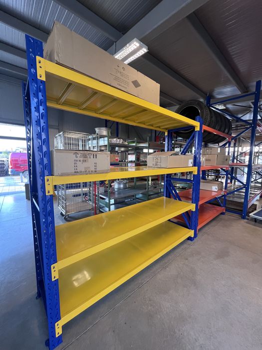 Метален стелаж сет/комплект 4 нива до 300 кг ниво