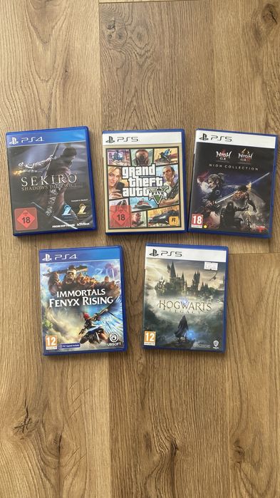 Sekiro GTA Nioh Hogwarts Immortals PS 5
