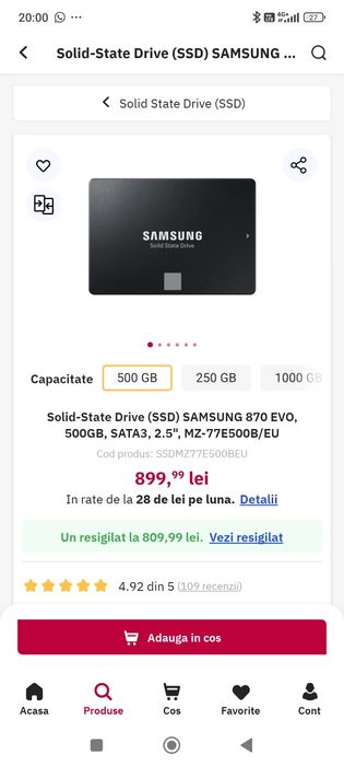 Vând/schimb Rami ddr4/ddr5 și ssd-uri la jumatate din prețul de magazin
