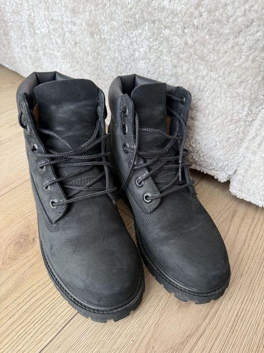 Ghete Timberland 6-Inch Premium Waterproof, negre, mărimea 36 (22.5 cm), cu cutie