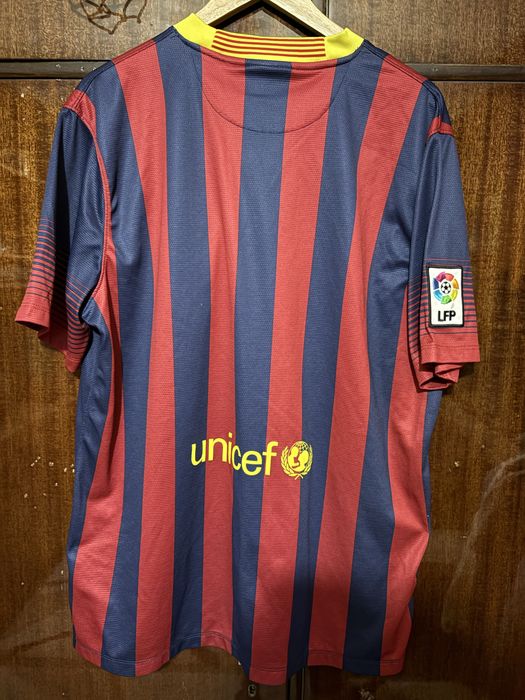 Футболна тениска на Barca 2013/14 сезон Home Kit