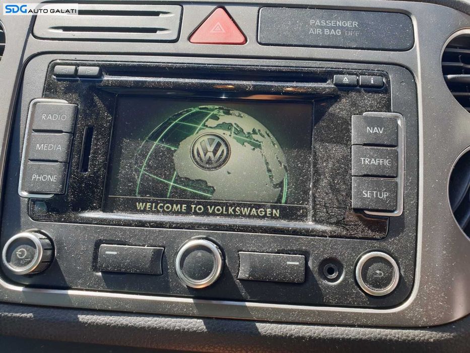 Radio CD Player cu Navigatie GPS Aux Auxiliar RNS 315 cu Bluetooth Volkswagen Touran 2003 - 2010