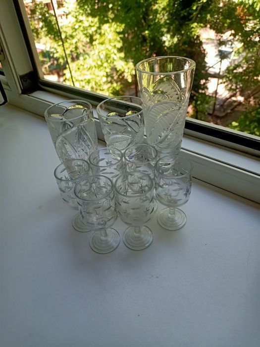 Продам хрустальные фужеры