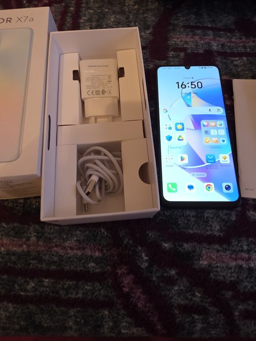 Vand Telefon mobil, Honor X7a, 4 GB RAM, 128 GB, Dual SIM, LTE, Midnig