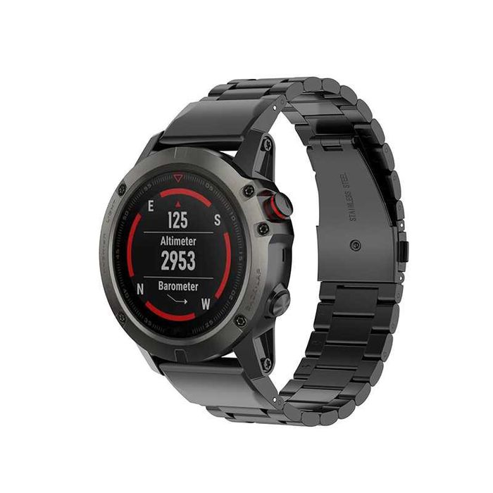 Метална каишка верижка Garmin Fenix Instinct 2 3 4 5X 6 7X 8 Plus Pro