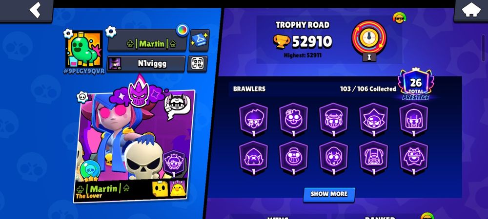 Аккаунт brawl stars