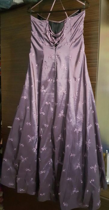 Rochie lungă mov pentru ocazii, evenimente speciale