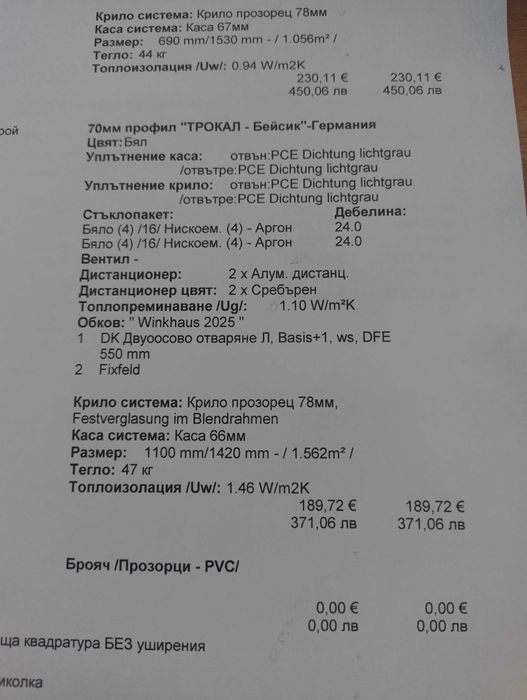 Чисто нов прозорец от пвц с комарник