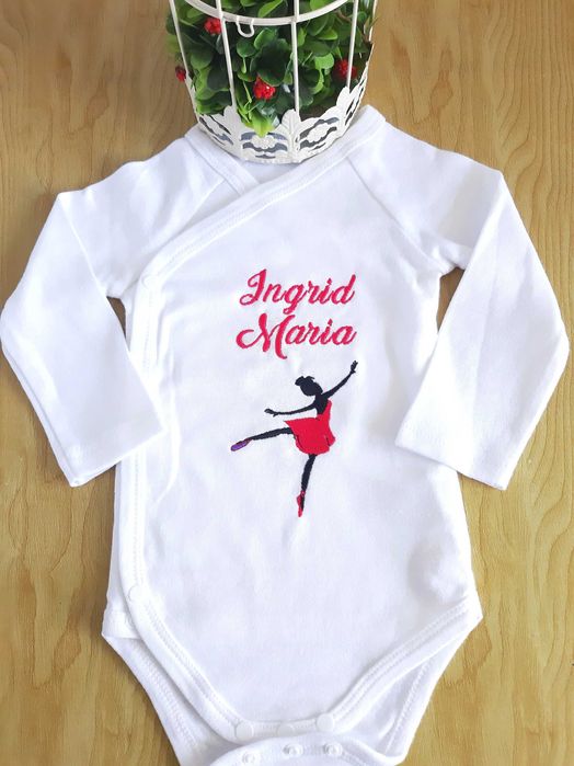Body brodate personalizate pentru bebelusi