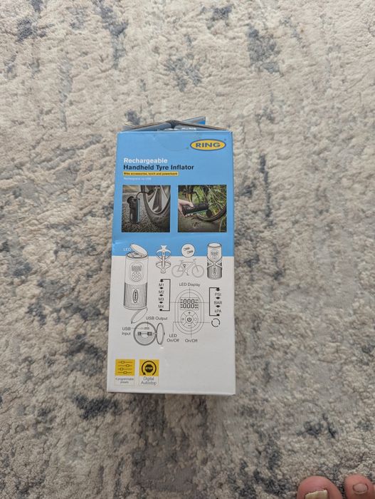 Compresor Ring Rechargeable bicicleta