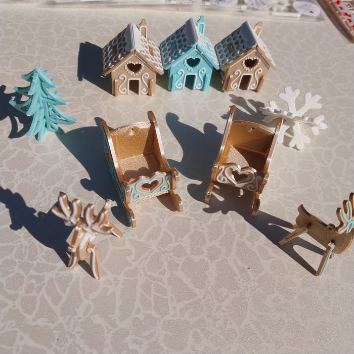 Коледни Гифт Картички 3д принт