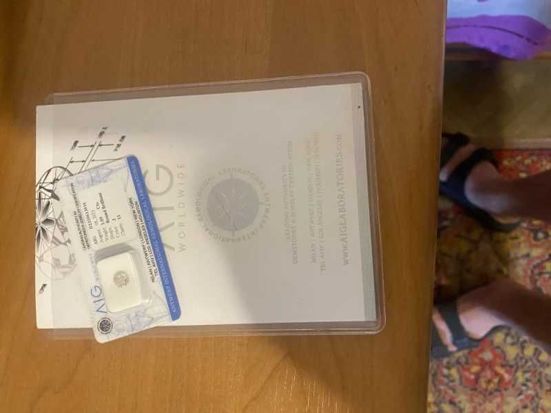 Vand diamant natural 1,09 k