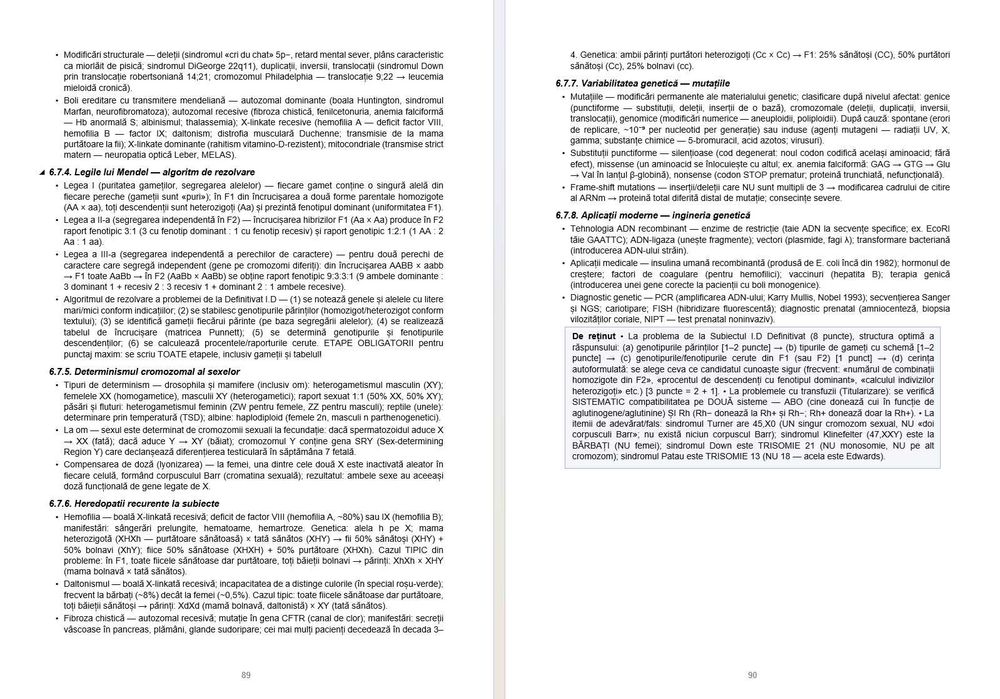 Biologie (cod 009) – Vol. I-II – Sinteze tematice si probe rezolvate - Ghid de pregatire examenele de Definitivare in Invatamant si Titularizare