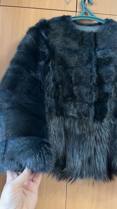 Шуба норковая с песцом