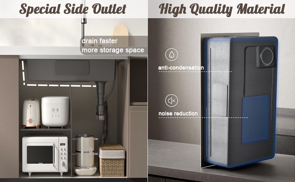 60см Мултифункционална Мивка с Водопад