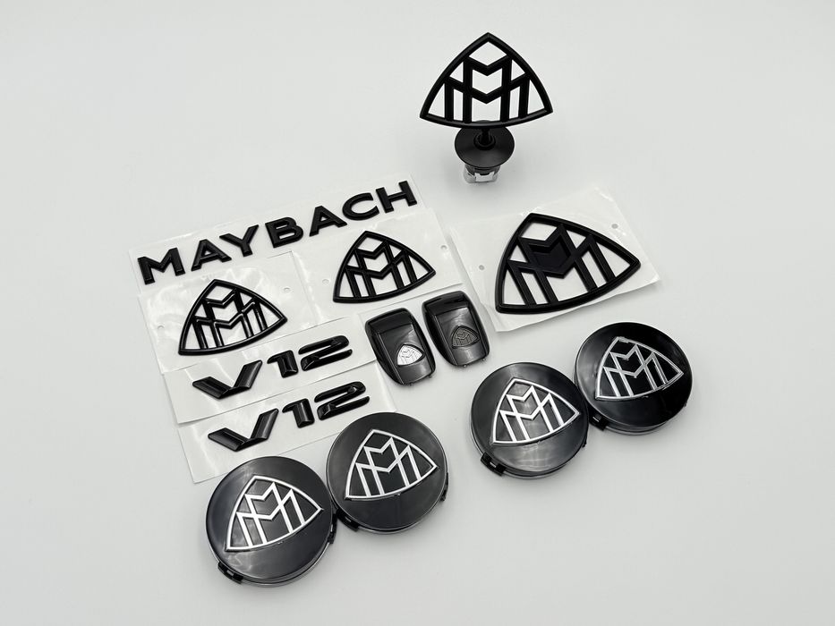 Set Embleme Compatibile Mercedes MAYBACH negru