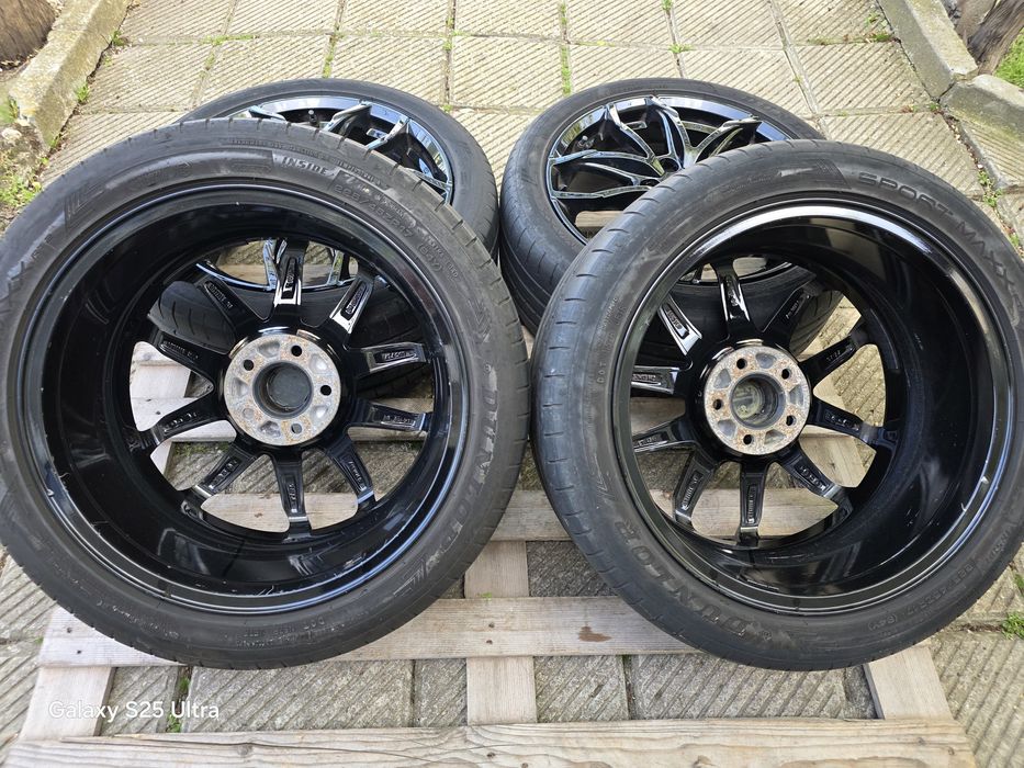 Лети джанти 17ки 5х108 Rial + летни гуми 225/45/17 Dunlop