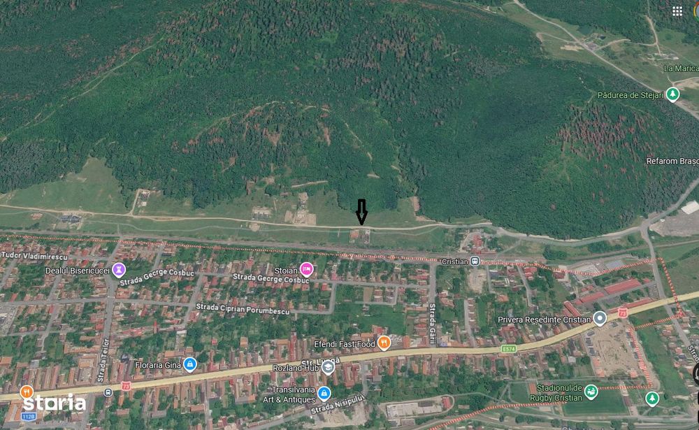 Vindem teren 600 mp in Cristian, zona Garii