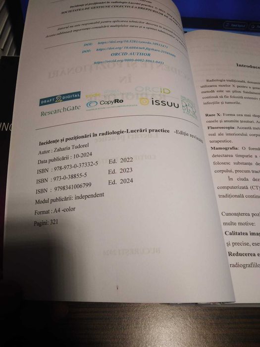 Radiologie carte pozitionari revizuita