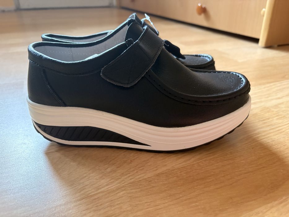 Дамски кожени обувки (тип Walkmaxx)