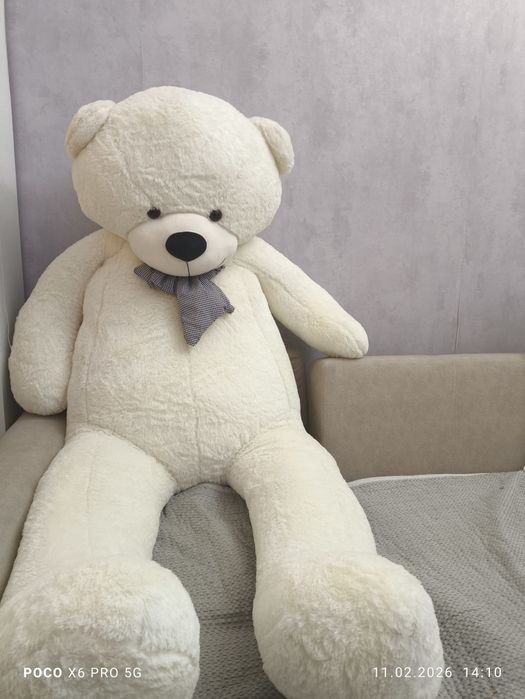 Белый медведь 2х метровый