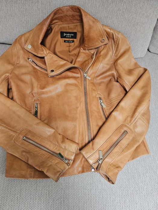 Кожено яке Stradivarius