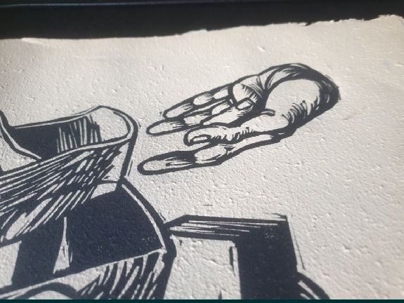 Tablou grafica Mihail Mănescu