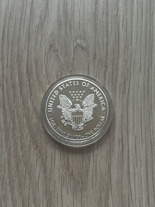 Сребърна монета American eagle 1 oz
