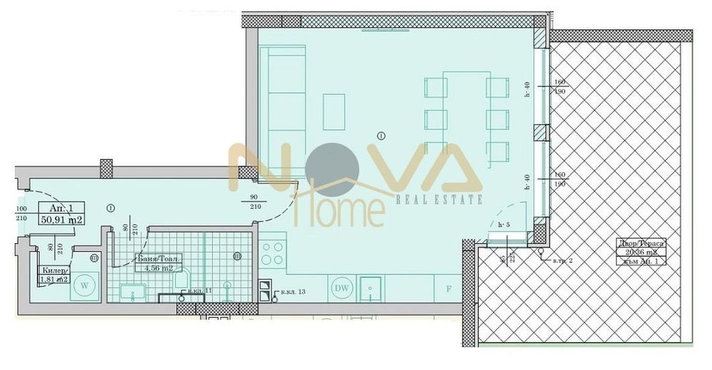 1-стаен в Варна-Възраждане 3 площ 79 цена 99000
