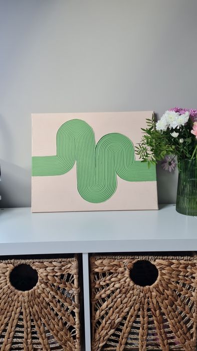 Авторска творба, Релефна картина, Текстурно изкуство, Минималистична